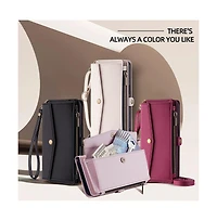 Artudatech iPhone 12-17 Card Holder Crossbody Wallet Case [Compatible with iPhone 12-17]