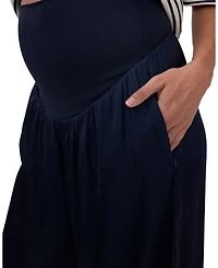 Ingrid + Isabel Maternity Wide-Leg Woven Pants
