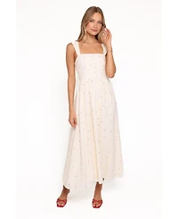 Petal and Pup Women's Caty A-Line Square Neck Maxi Dress