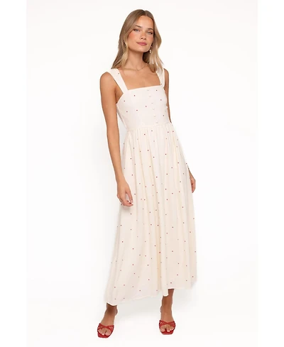 Petal and Pup Women's Caty A-Line Square Neck Maxi Dress