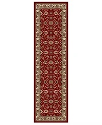 Closeout!! Km Home Pesaro Meshed Red 2'2" x 7'7" Runner Area Rug