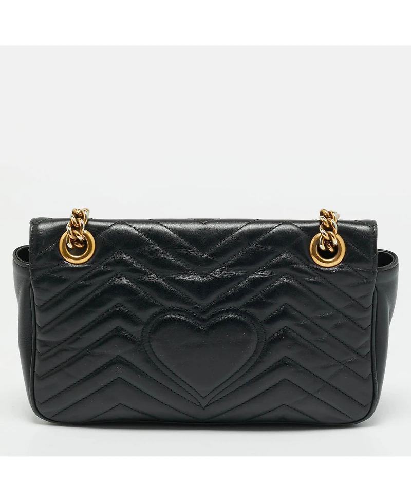 Pre-Owned Gucci Gg Marmont Medium Matelasse Leather Shoulder Bag