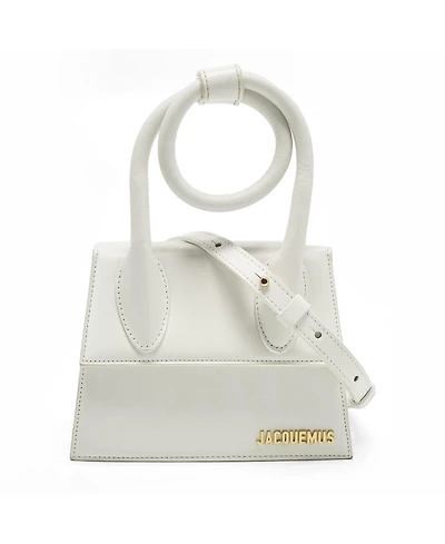 Pre-Owned Jacquemus Women's Le Chiquito Noeud Leather Top Handle Bag