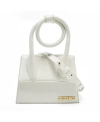 Pre-Owned Jacquemus Women's Le Chiquito Noeud Leather Top Handle Bag