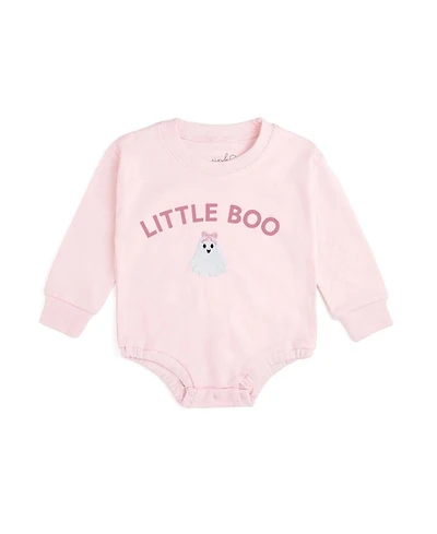 Sweet Wink Baby Girls' Little Boo Long-Sleeve Halloween Cotton Romper