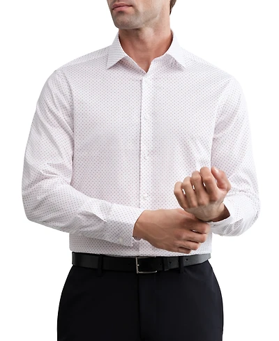 Calvin Klein Men's Performance Wrinkle Free Slim-Fit Stretch Dress Shirt