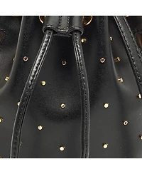 Pre-Owned Fendi Women's Mon Tresor Mini Studded Leather Bucket Bag