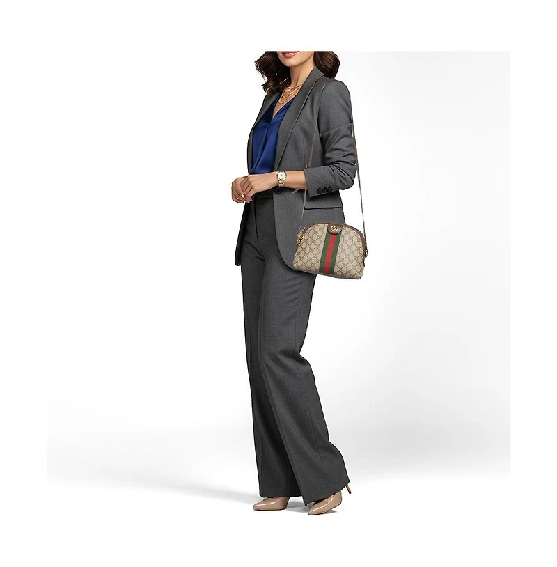 Pre-Owned Gucci Women's Ophidia Gg Small Dome Shoulder Bag
