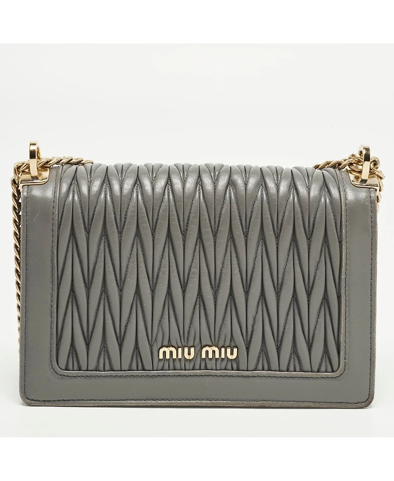 Pre-Owned Miu Miu Women's Leather Tote Bag