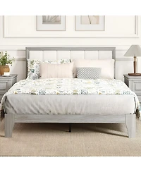 Slickblue Full Size Bed Frame with Sturdy Platform Design for Bedroom