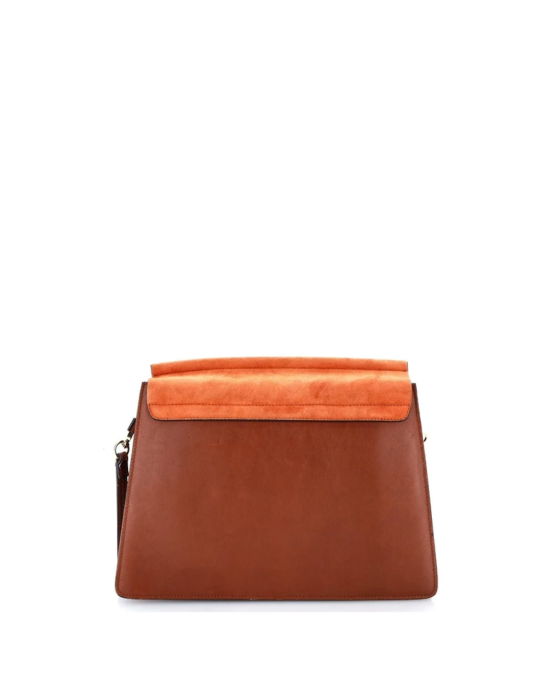Pre-Owned Chloe Medium Faye Shoulder Bag Leather
