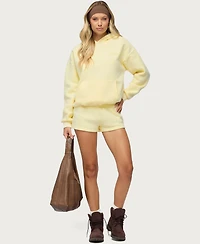 Edikted Women's Basic Girl Low Rise Sweat Shorts