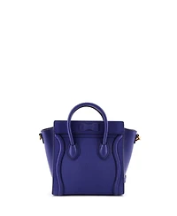 Pre-Owned Celine Nano Luggage Bag Grainy Leather