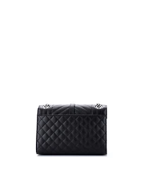 Pre-Owned Saint Laurent Medium Classic Monogram Envelope Satchel Mixed Matelasse Leather