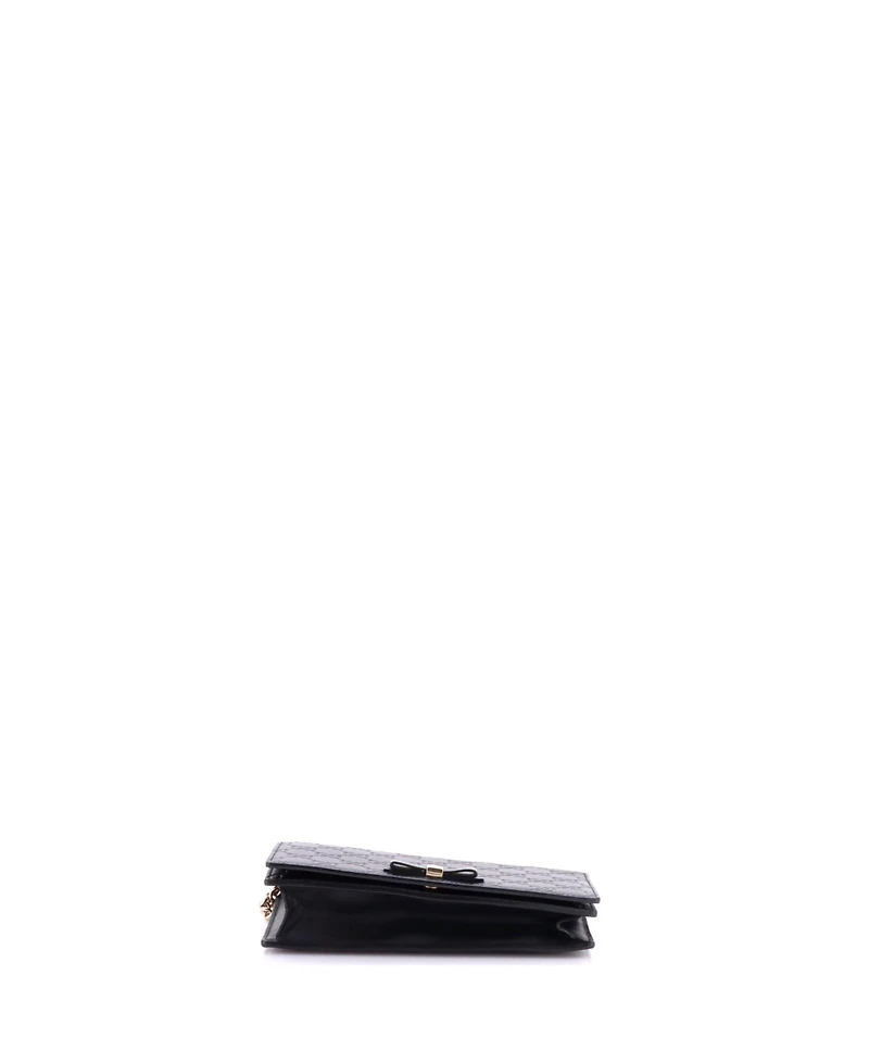 Pre-Owned Gucci Signature Wallet on Chain Guccissima Leather