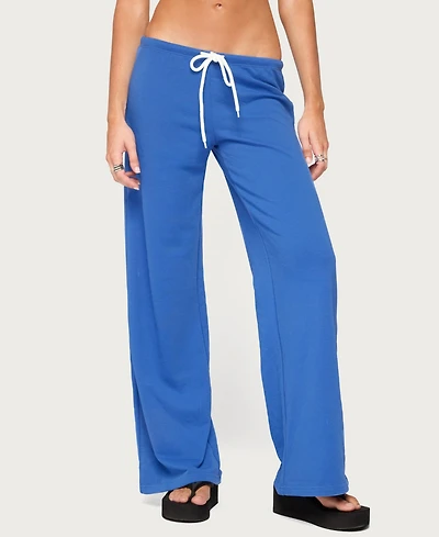 Edikted Women's Callista Straight Leg Sweatpants