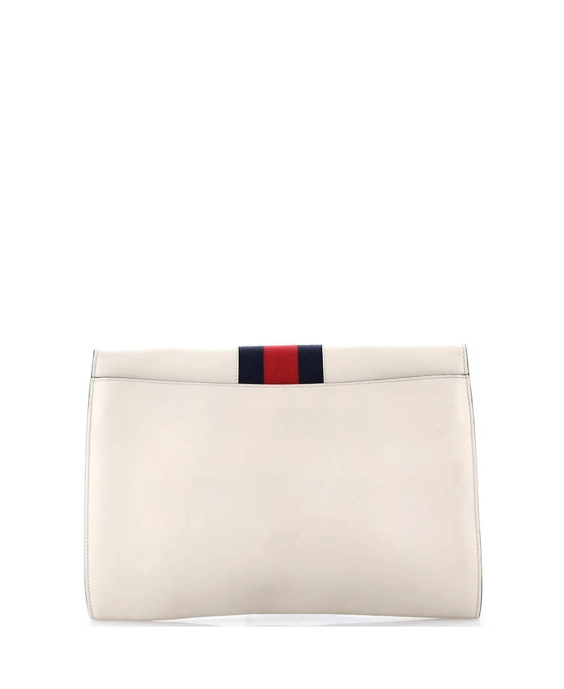 Pre-Owned Gucci Maxi Sylvie Clutch Leather