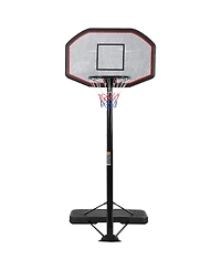 Glintex Basketball Hoop, Height Adjustable Freestanding System with Backboard, Rim and Fillable Base on Wheels