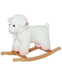 Glintex Lamb Rocker Plush Ride-On Toy, Holds 66 lbs, Ages 18 Months+