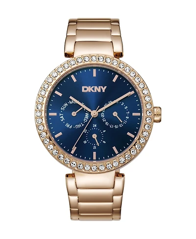Dkny Women's Quartz Evening Stainless Steel Bracelet Watch, 40mm