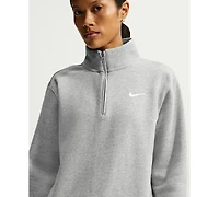 Nike Studio Fleece Women's 1/4-Zip Top