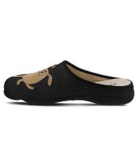 Flexus Petlove Women's Slip-On Slipper Floral with Embroidery