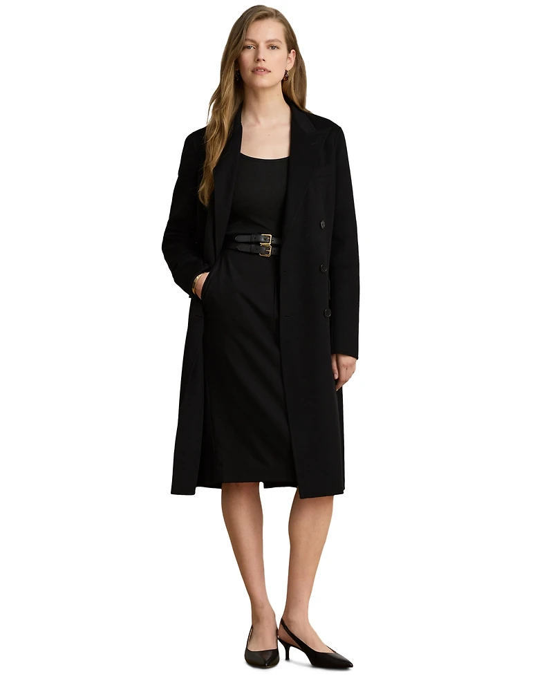 Lauren Ralph Women's Double-Breasted Wool-Blend Coat