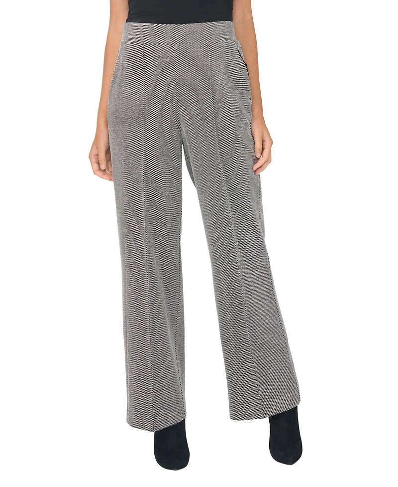 Vince Camuto Women's Pintuck High-Rise Wide-Leg Pants