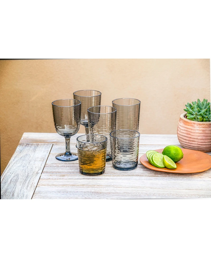 Abode Homewares Foundry Acrylic Drinking Glasses, Set of 6