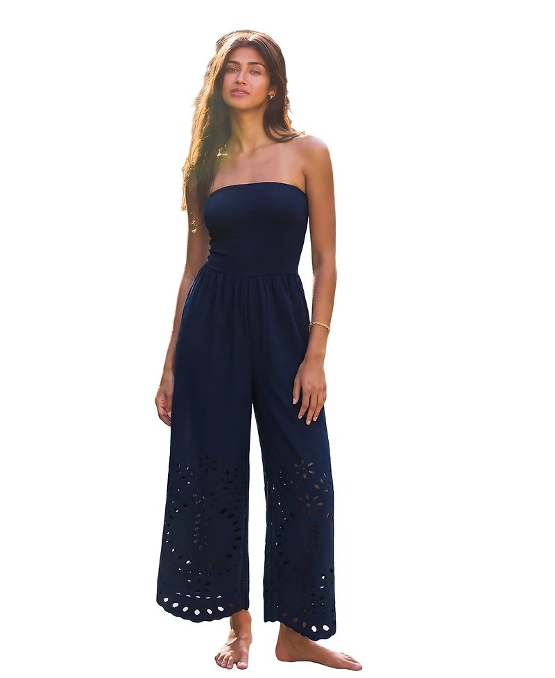 Cupshe Women's V-Neck Zipper Closure Jumpsuit