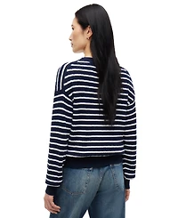 Tommy Hilfiger Women's Cable-Knit Crewneck Long-Sleeve Sweater