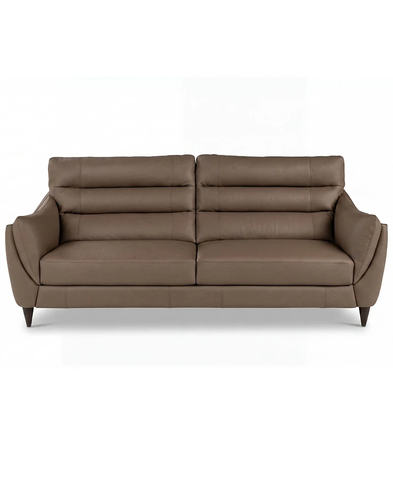 Nicoletti Home Beatrice 87" Leather Sofa, Macy's Exclusive