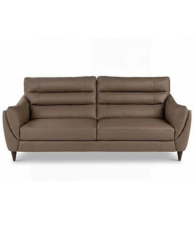 Nicoletti Home Beatrice 87" Leather Sofa, Macy's Exclusive