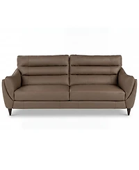 Nicoletti Home Beatrice 87" Leather Sofa, Macy's Exclusive