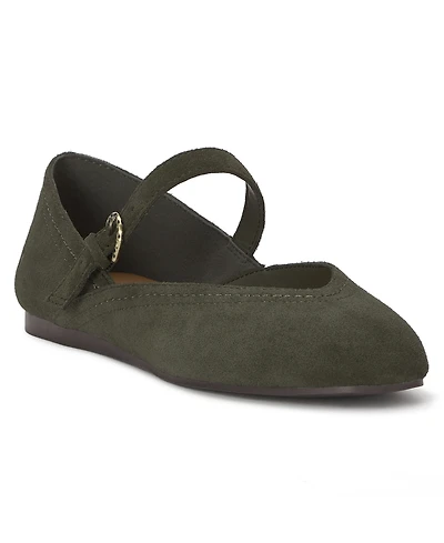 Lucky Brand Women's Albajane Buckled Mary Jane Flats