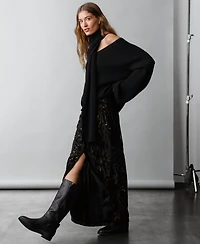 Donna Karan New York Women's Long-Sleeve V-Neck Bodysuit