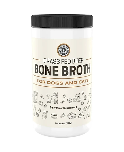 Left Coast Performance Beef Bone Broth Powder for Dogs and Cats, 8 oz