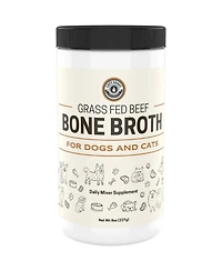 Left Coast Performance Beef Bone Broth Powder for Dogs and Cats, 8 oz