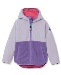 Lands' End Kids Colorblock High Pile Jacket