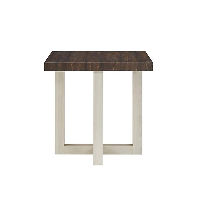 Roundhill Furniture Luno Contemporary End Table