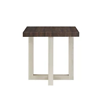 Roundhill Furniture Luno Contemporary End Table