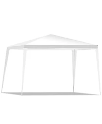 Mecale 10 x 10 ft Outdoor Party Canopy Tent with Ropes and Stakes