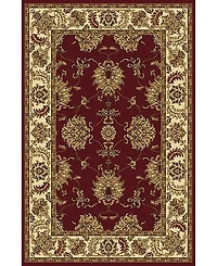 Closeout! Km Home //Burgundy Navelli Red 5'5" x 8'3" Area Rug