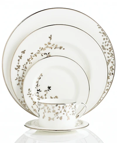 kate spade new york Gardner Street Platinum 5 Piece Place Setting