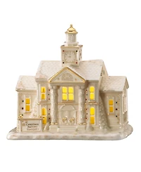 From The Vault! Lenox Mistletoe Park Town Hall with Clock Tower, Exclusively at Macy's