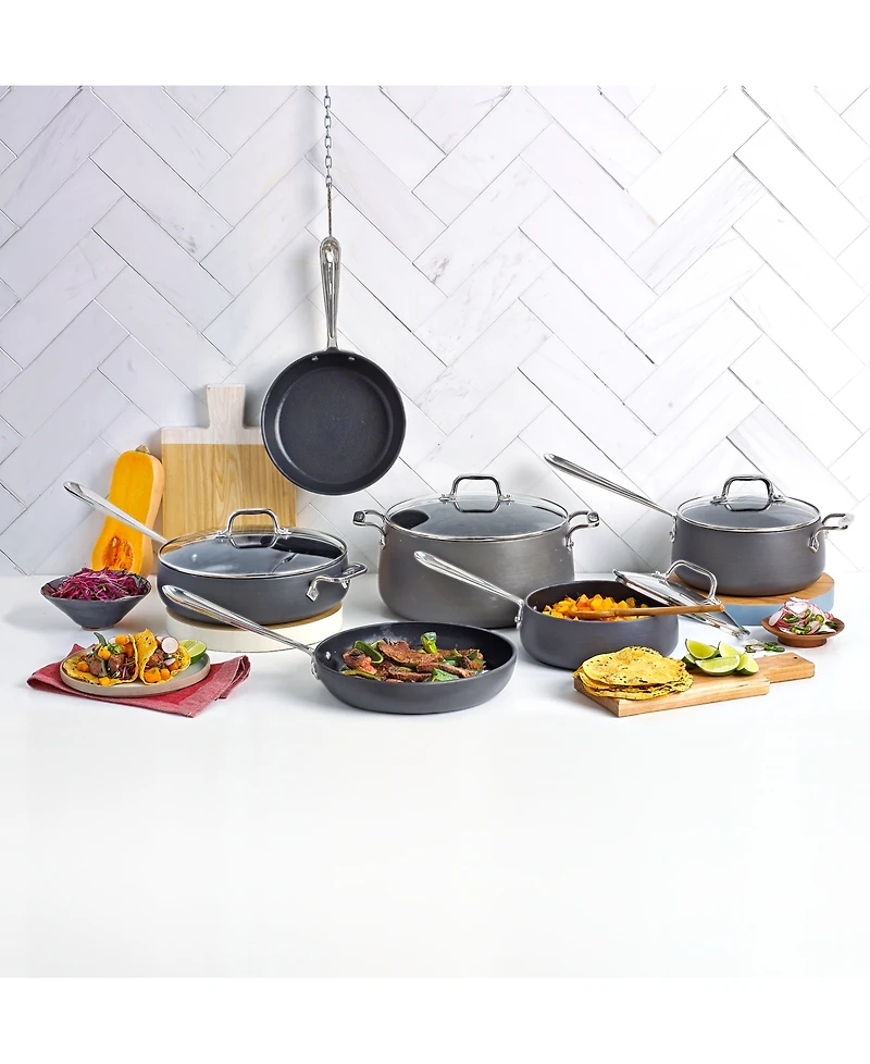 All-Clad, HA1 Hard Anodized Nonstick Cookware Set, 10 piece Set