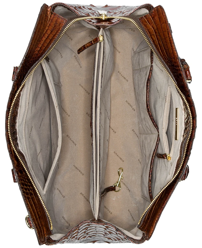 Brahmin Finley Carryall Satchel Bag