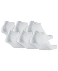 Nike Unisex Everyday Plus Cushioned Training No-Show Socks 6 Pairs