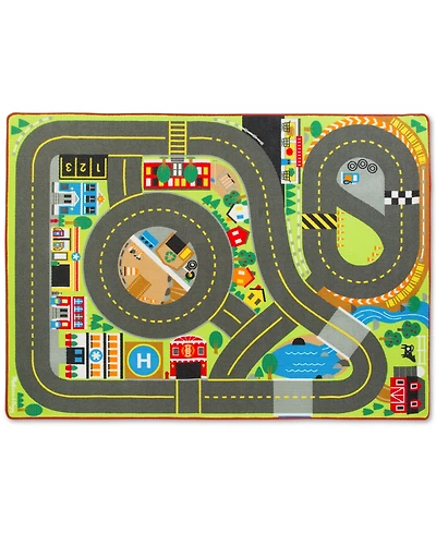 Melissa & Doug Jumbo Roadway Rug Playmat