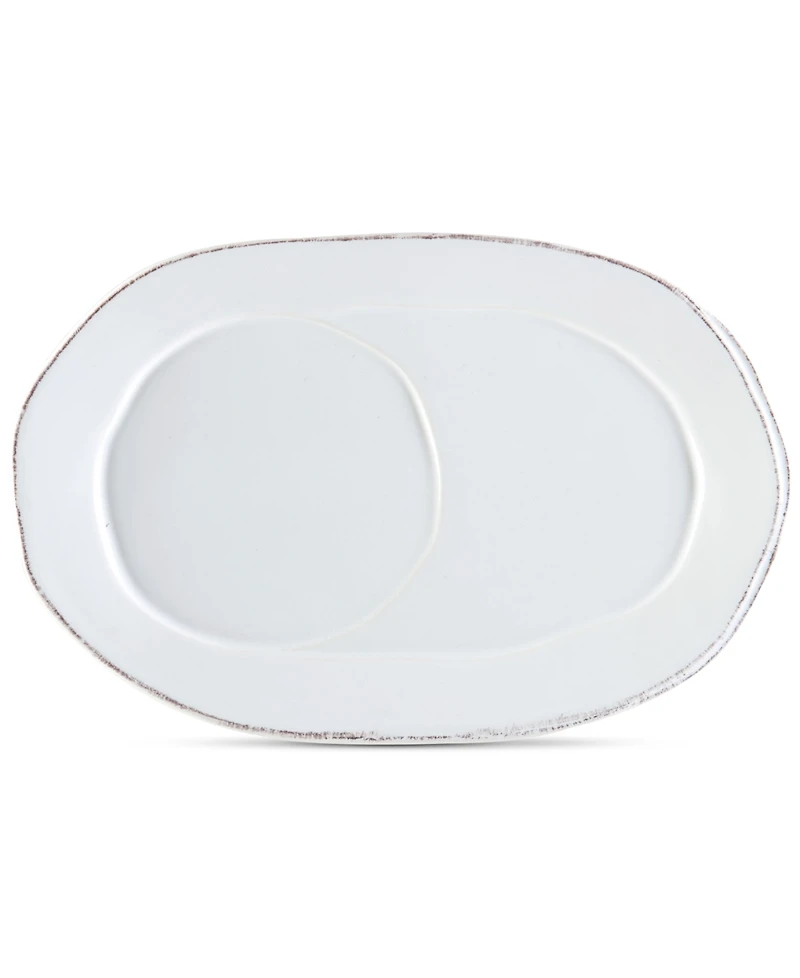 Vietri Lastra Collection Oval Tray